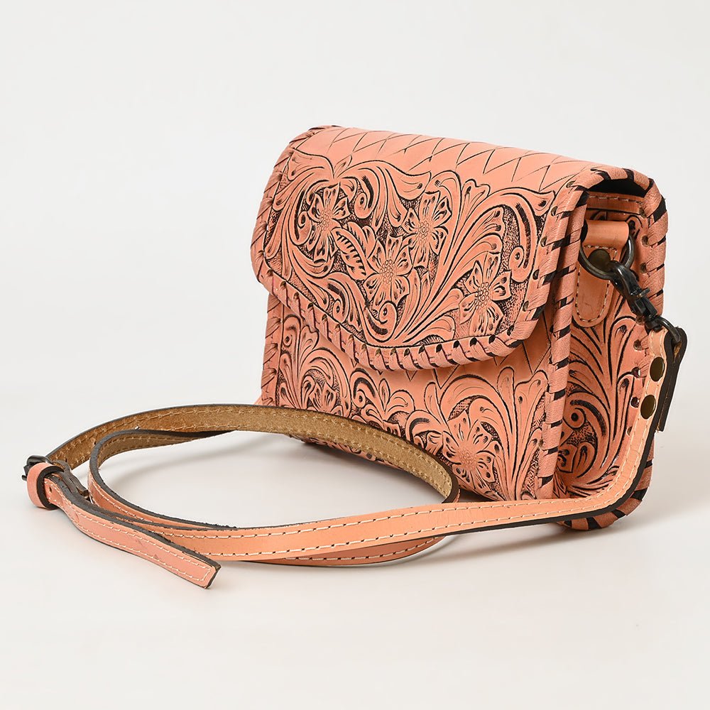 American Darling Wallet Hand Tooled Genuine Leather