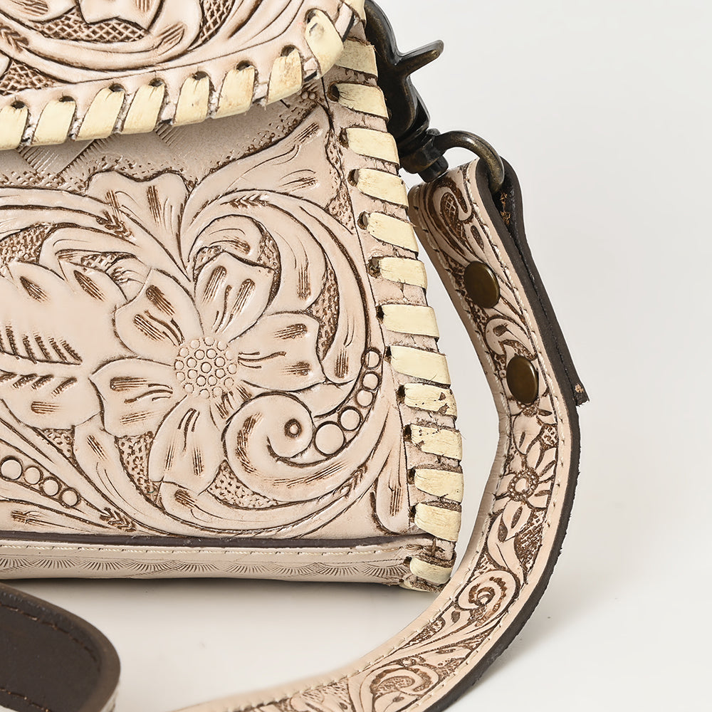 American Darling Wallet Hand Tooled Genuine Leather