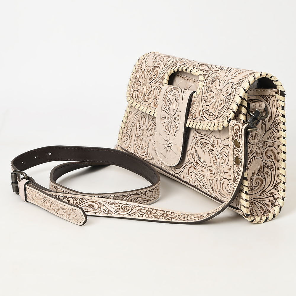 American Darling Wallet Hand Tooled Genuine Leather