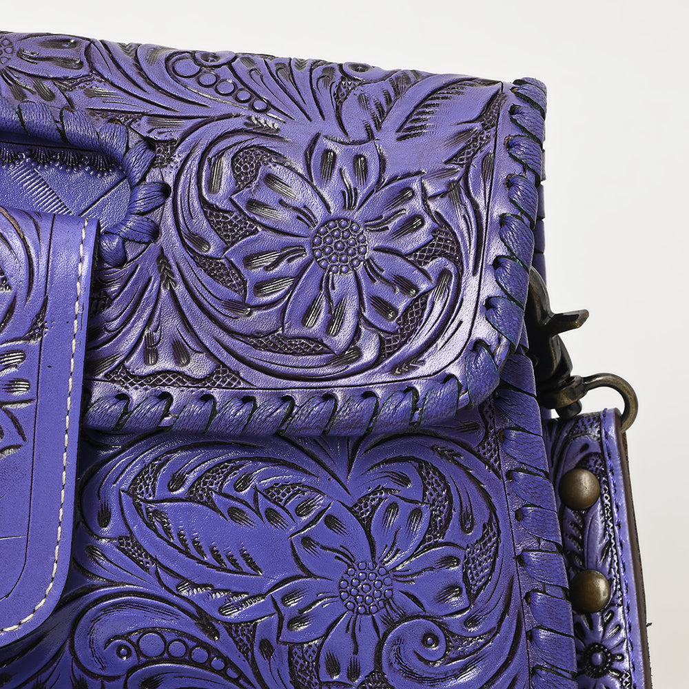 American Darling Wallet Hand Tooled Genuine Leather