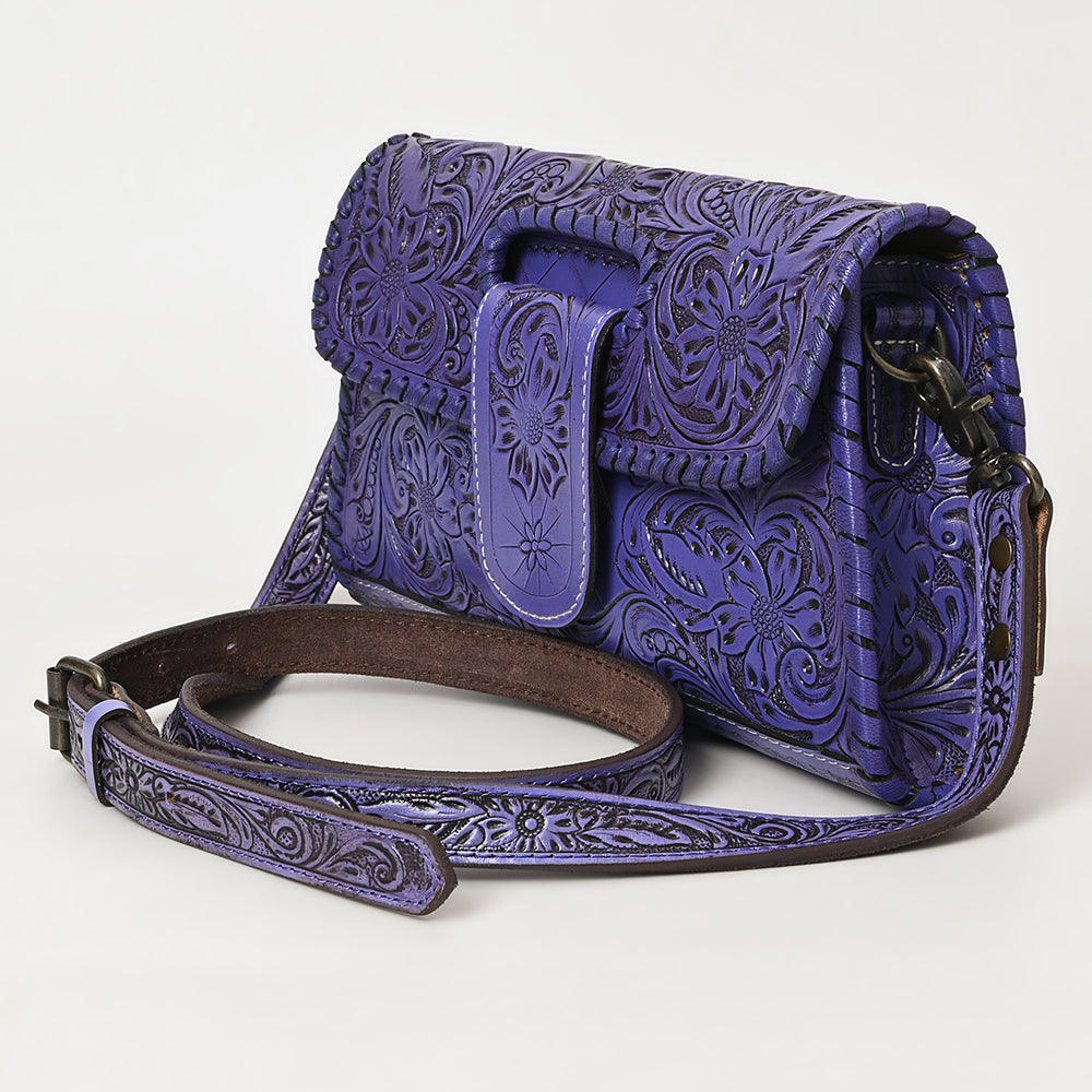 American Darling Wallet Hand Tooled Genuine Leather