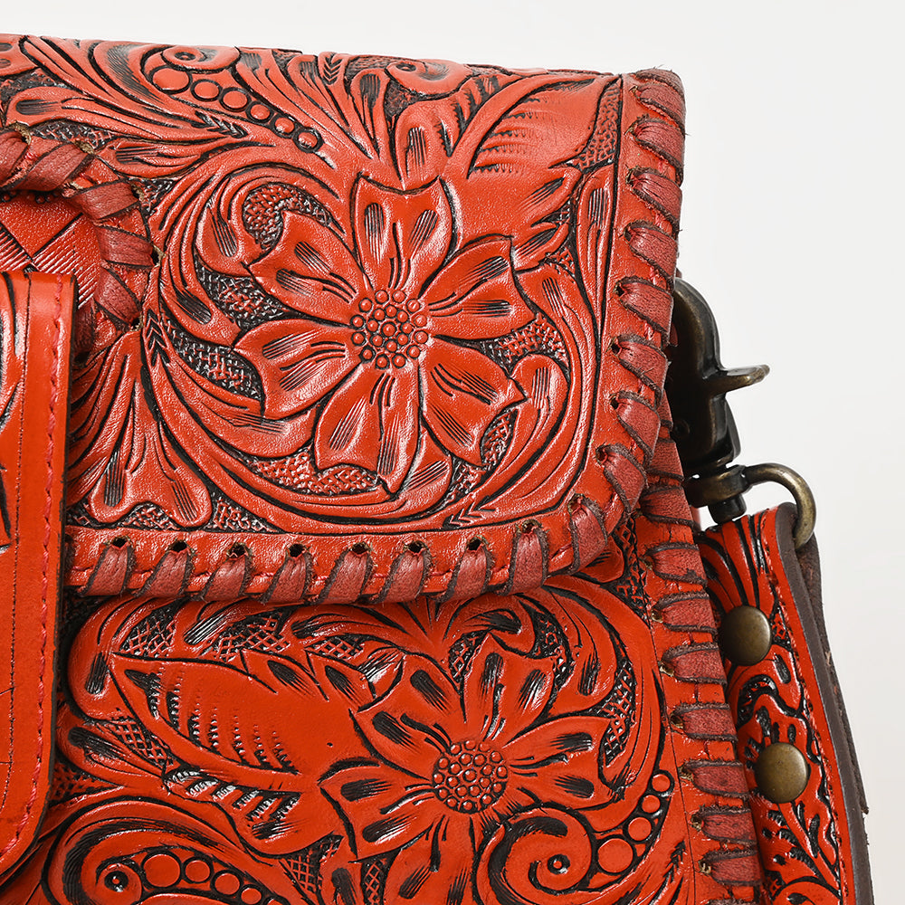 American Darling Wallet Hand Tooled Genuine Leather