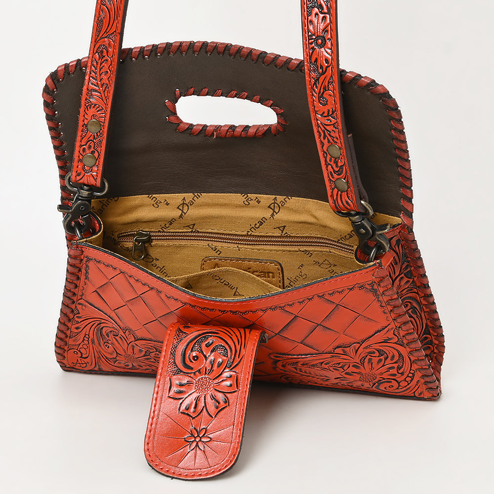 American Darling Wallet Hand Tooled Genuine Leather