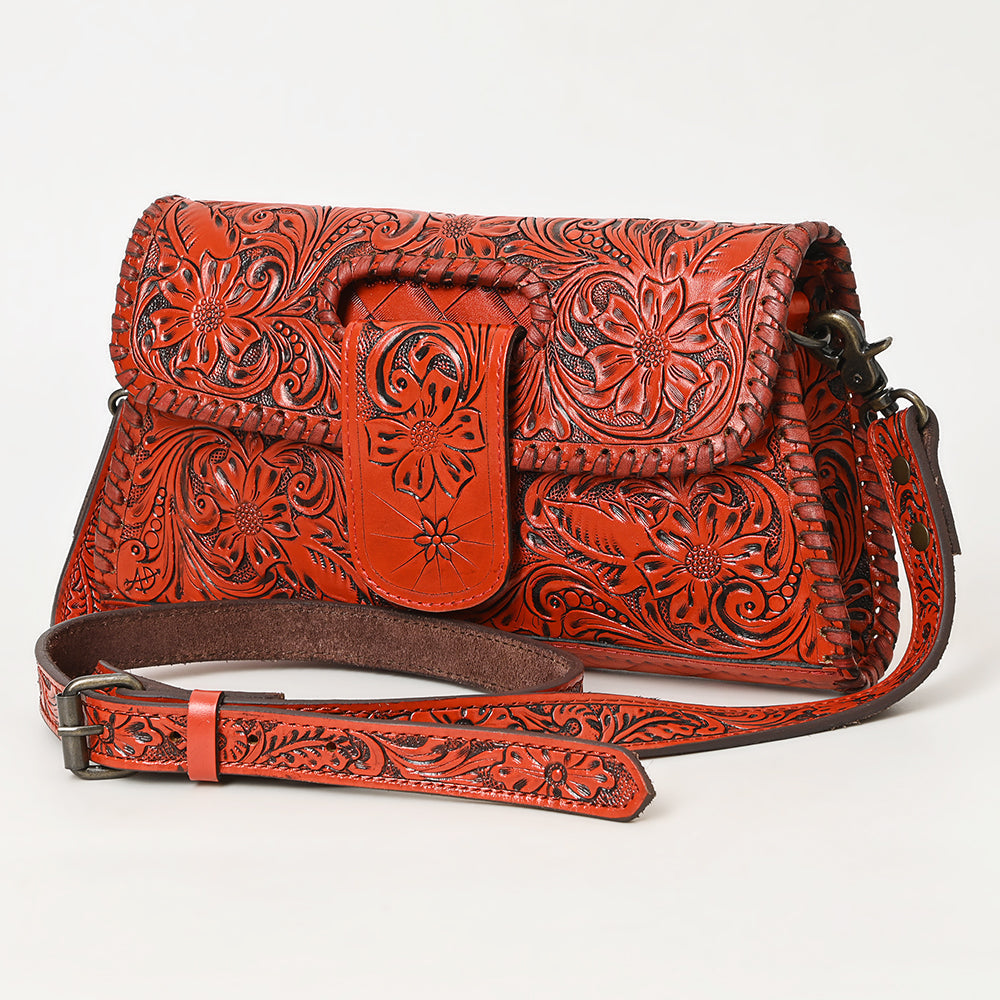 American Darling Wallet Hand Tooled Genuine Leather