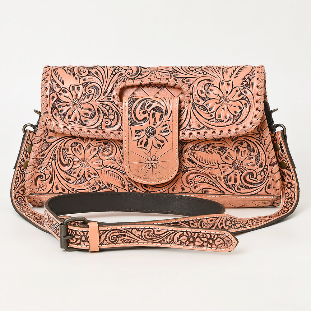 American Darling Wallet Hand Tooled Genuine Leather