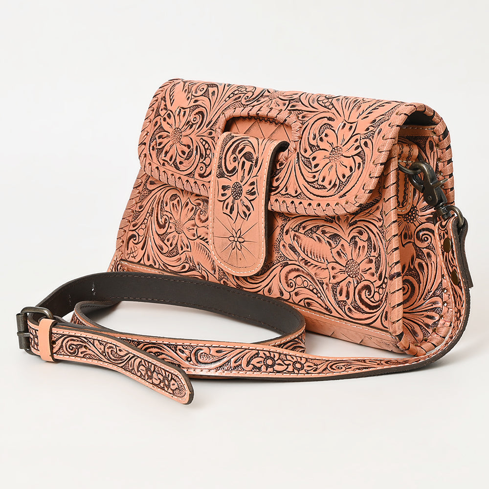 American Darling Wallet Hand Tooled Genuine Leather