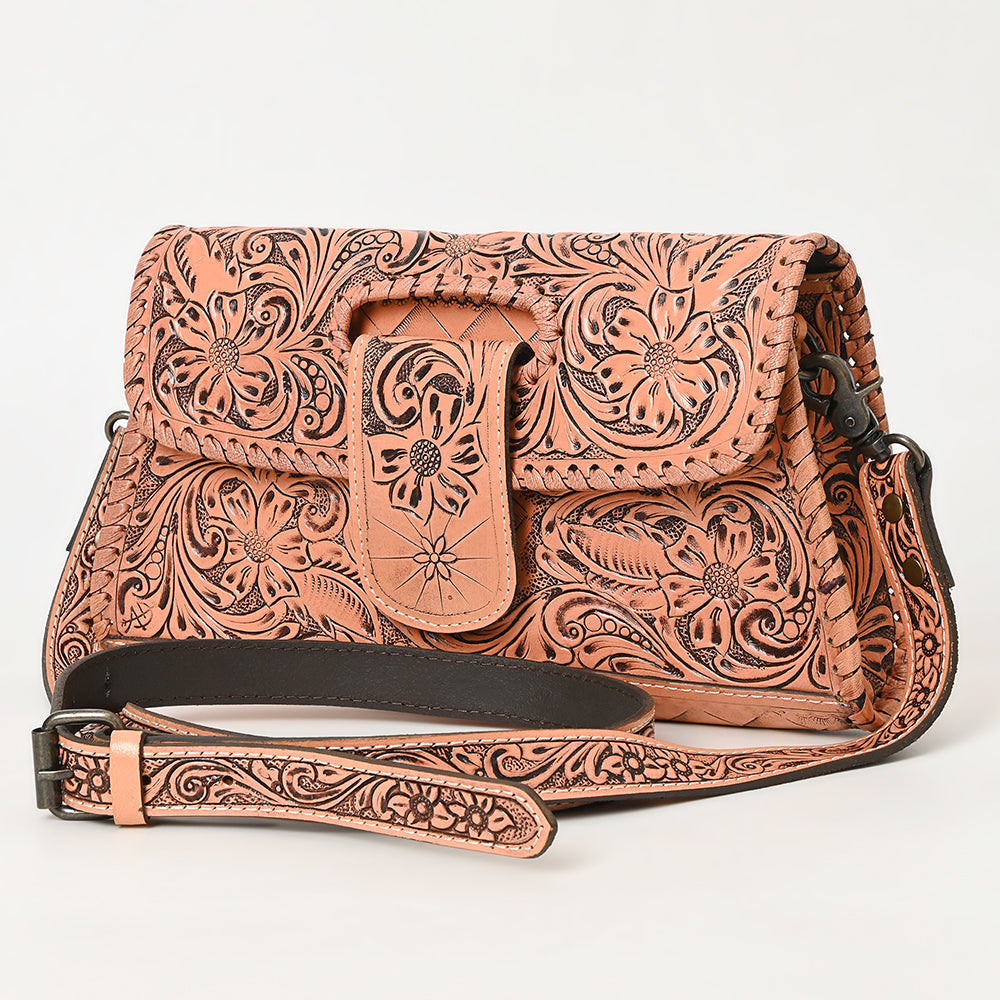 American Darling Wallet Hand Tooled Genuine Leather