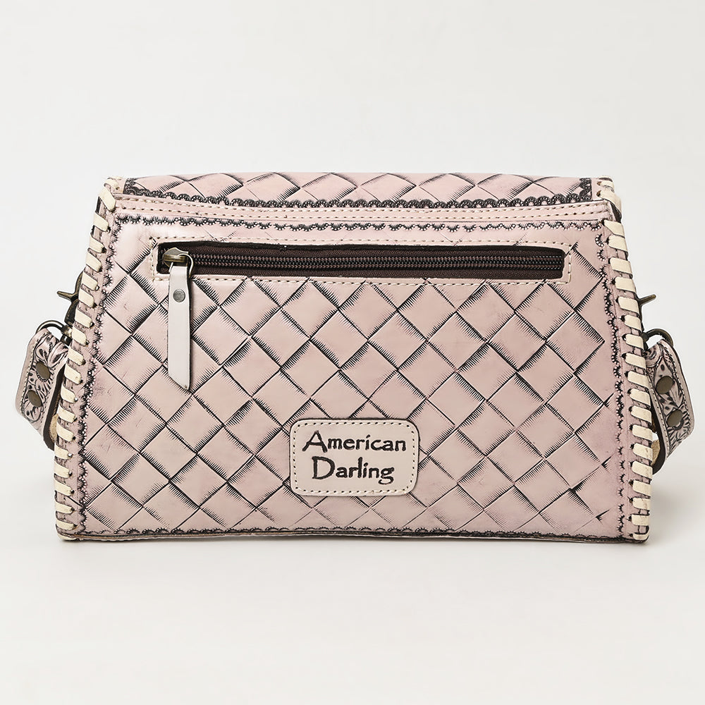 American Darling Hand-Tooled Genuine Leather Clutch