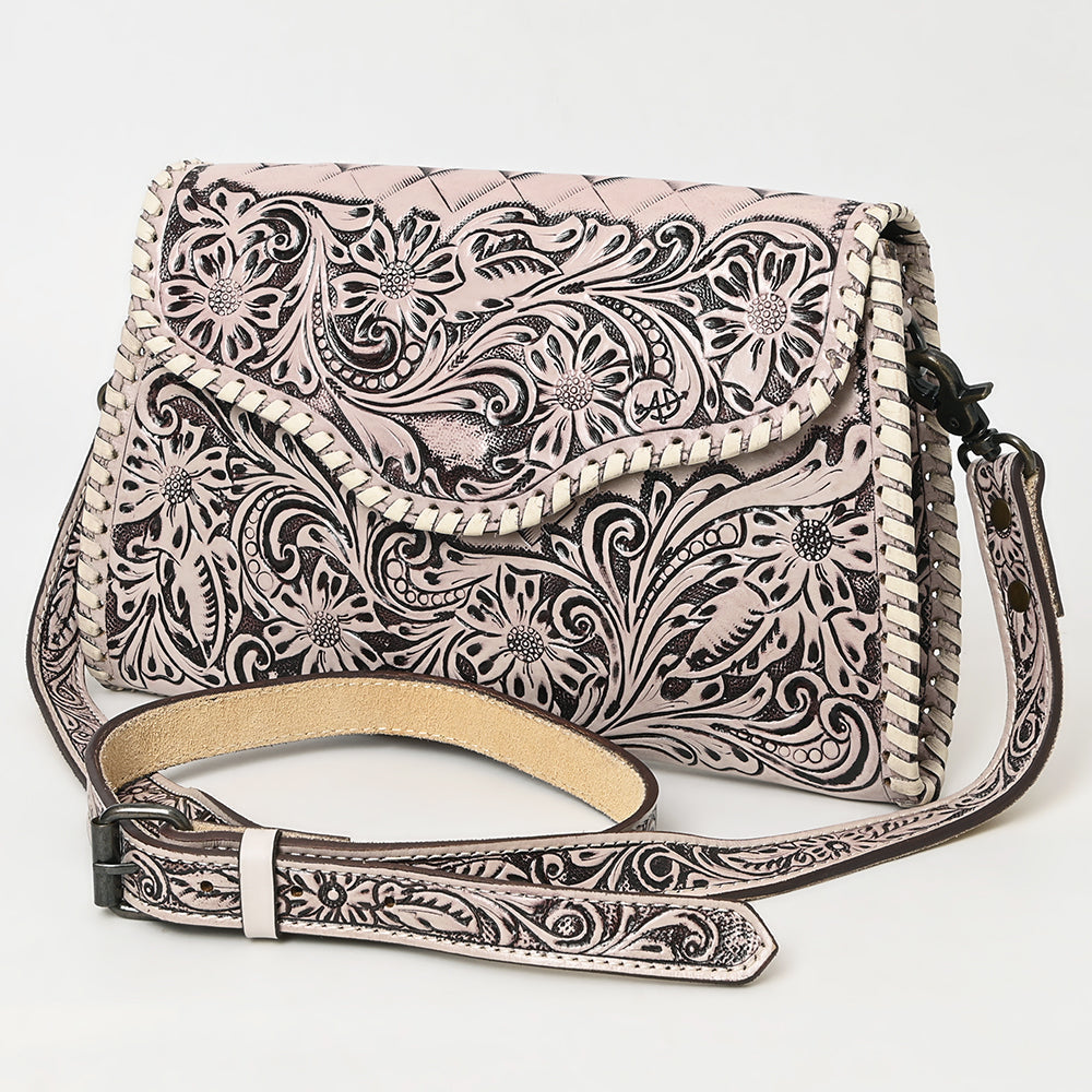 American Darling Hand-Tooled Genuine Leather Clutch