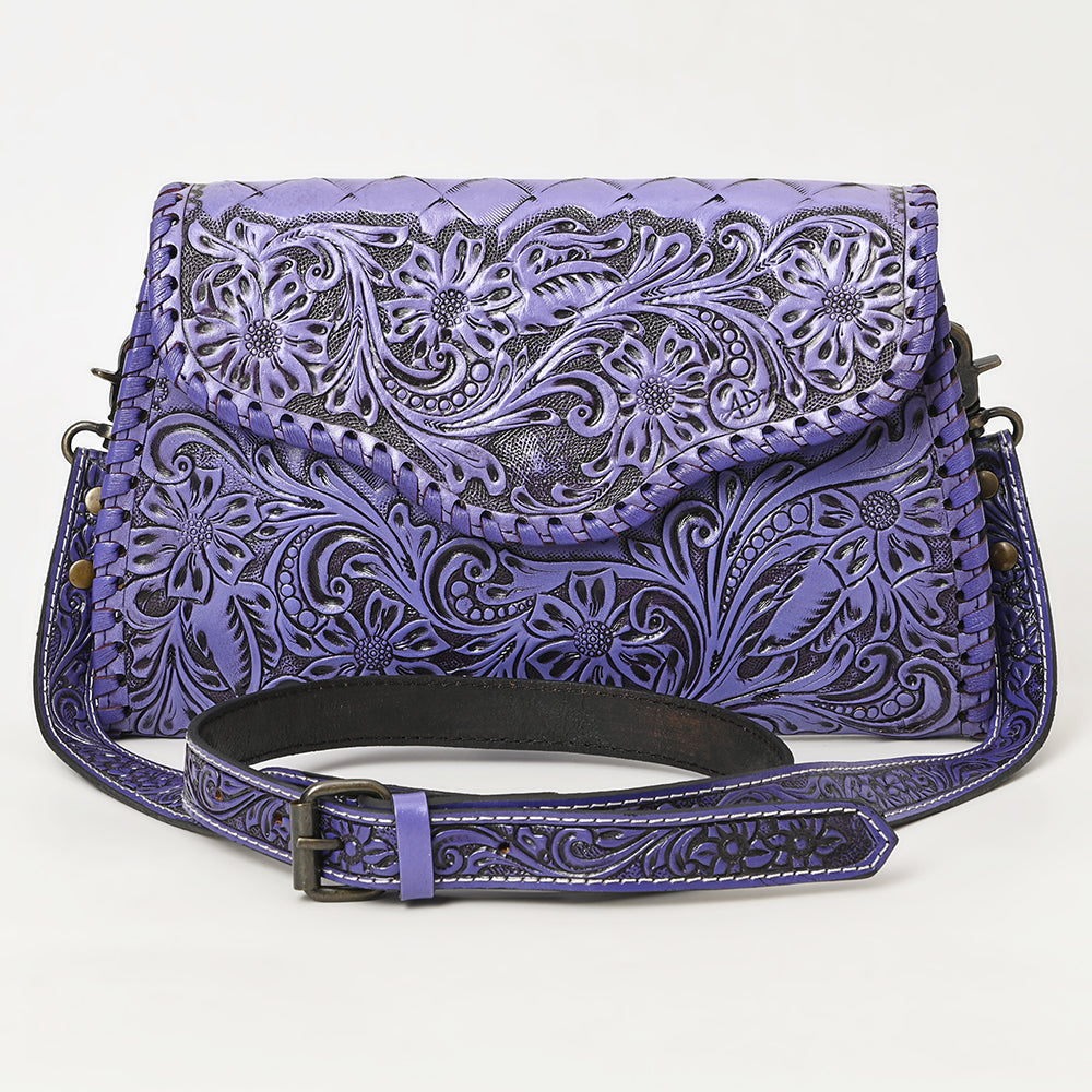 American Darling Hand-Tooled Genuine Leather Clutch