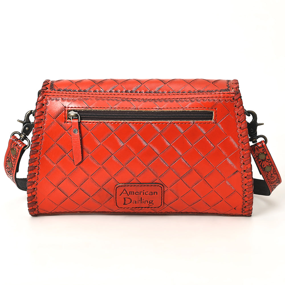 American Darling Hand-Tooled Genuine Leather Clutch