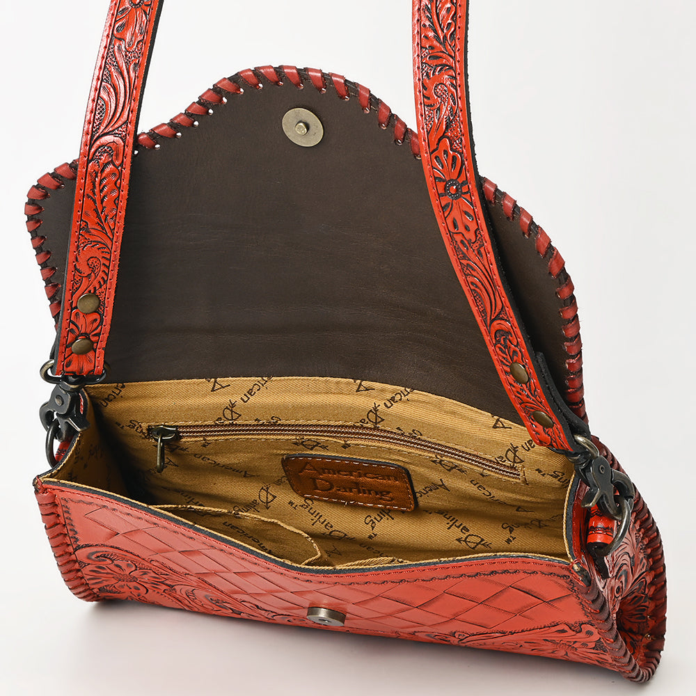 American Darling Hand-Tooled Genuine Leather Clutch