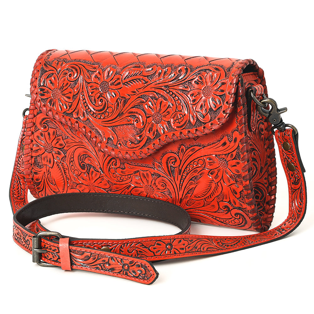 American Darling Hand-Tooled Genuine Leather Clutch