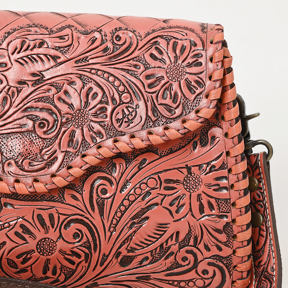 American Darling Hand-Tooled Genuine Leather Clutch