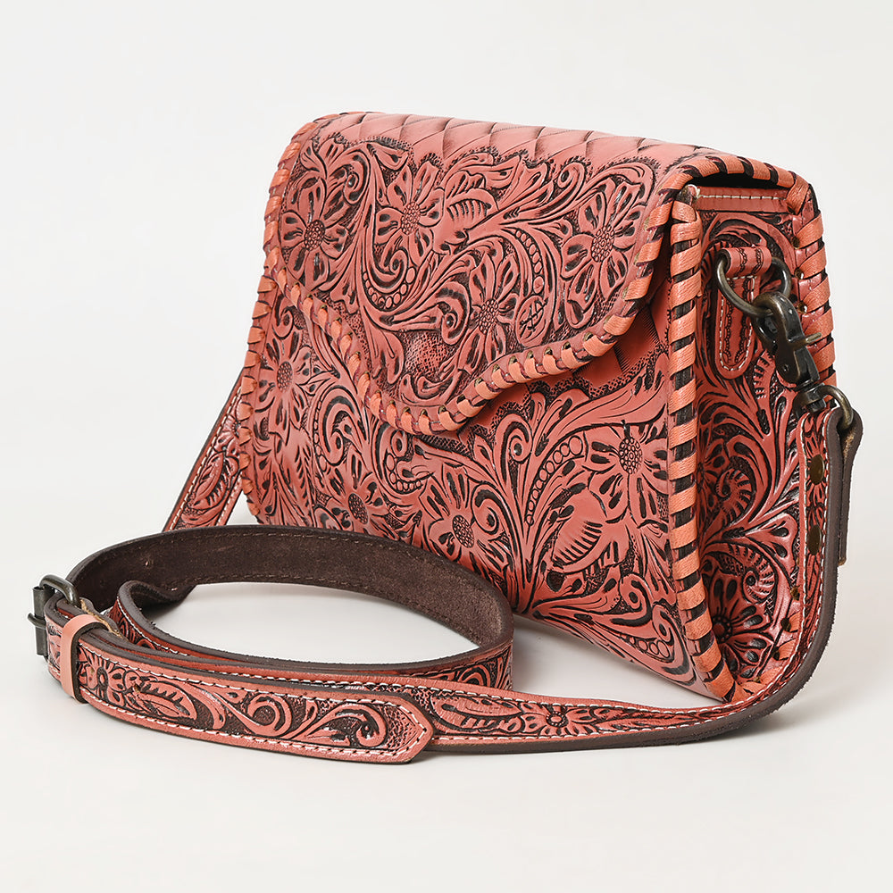 American Darling Hand-Tooled Genuine Leather Clutch