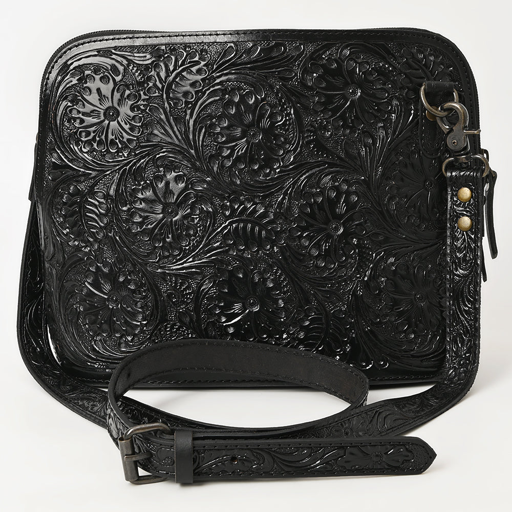 American Darling Crossbody Hand Tooled Genuine Leather