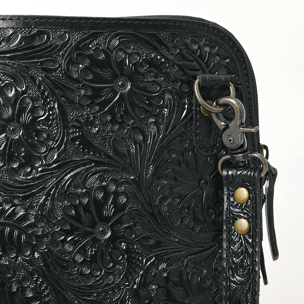 American Darling Crossbody Hand Tooled Genuine Leather