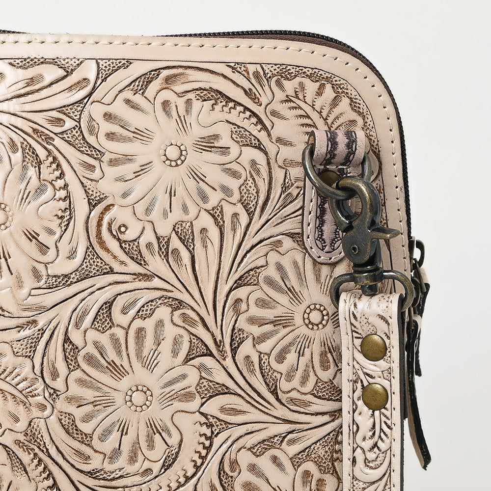 American Darling Crossbody Hand Tooled Genuine Leather