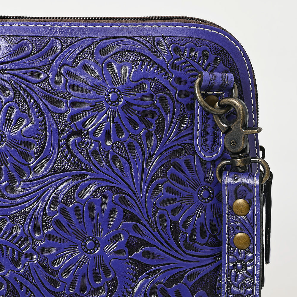 American Darling Crossbody Hand Tooled Genuine Leather