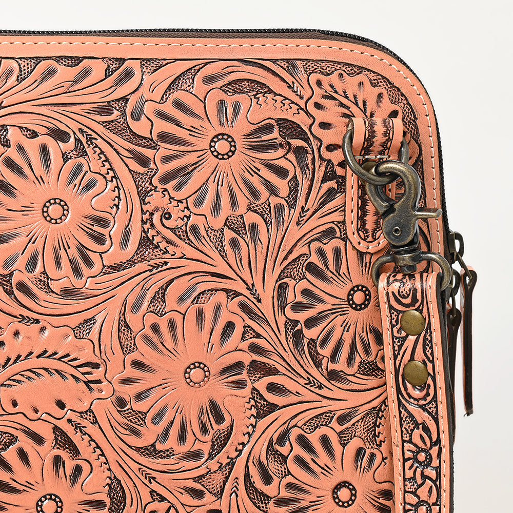 American Darling Crossbody Hand Tooled Genuine Leather