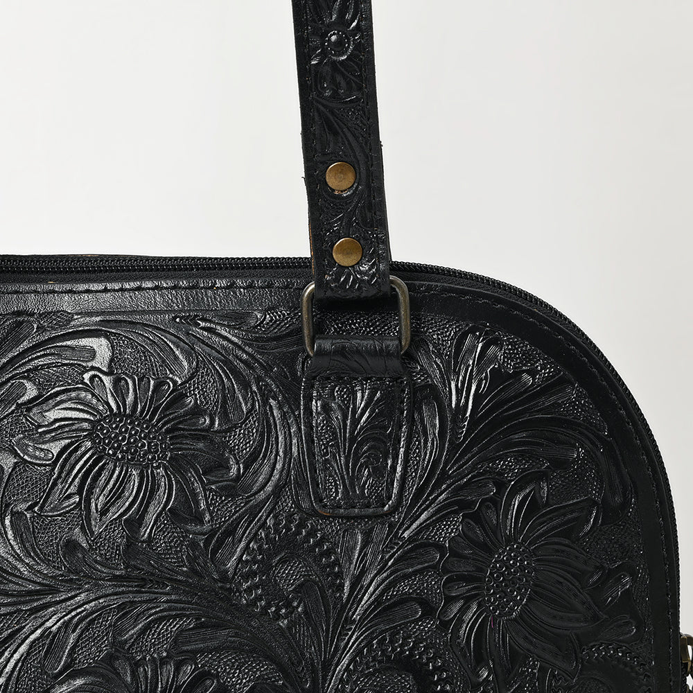 American Darling Tote Hand Tooled Genuine Leather
