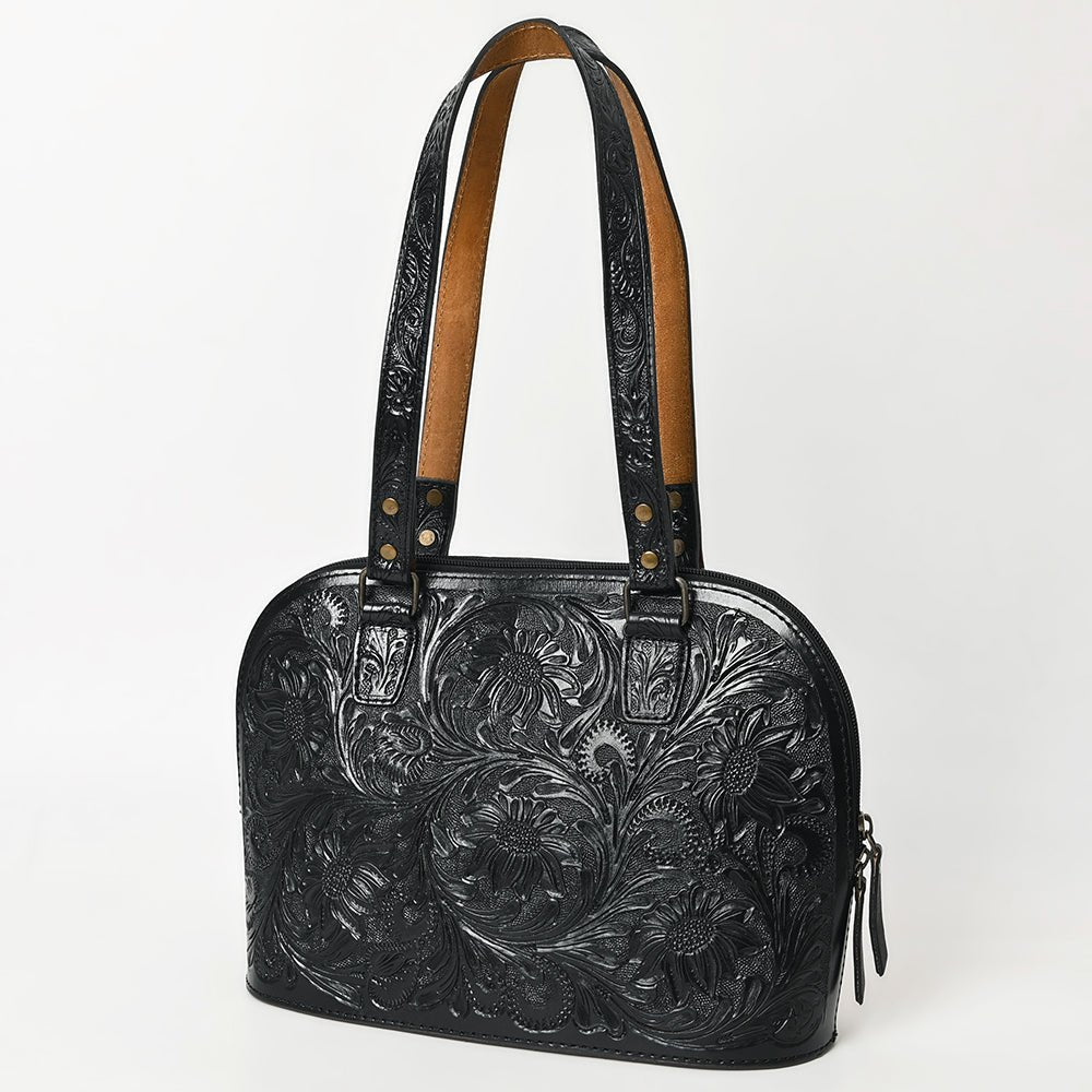 American Darling Tote Hand Tooled Genuine Leather