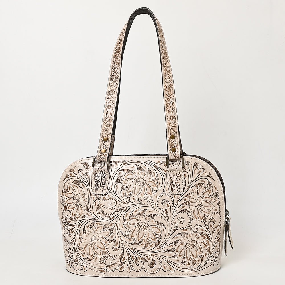 American Darling Tote Hand Tooled Genuine Leather