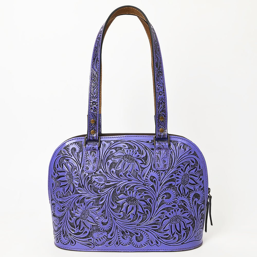 American Darling Tote Hand Tooled Genuine Leather