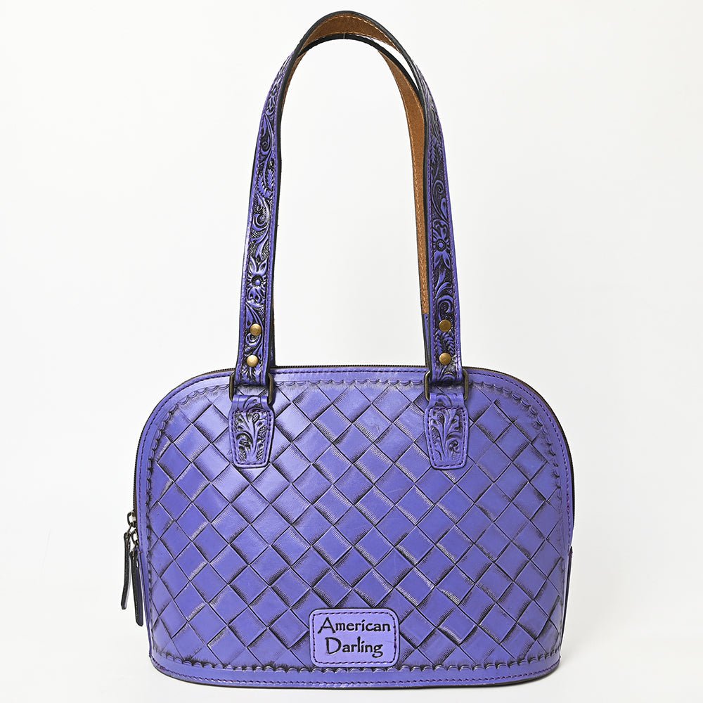 American Darling Tote Hand Tooled Genuine Leather