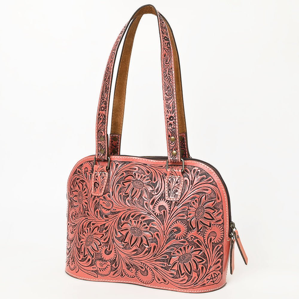 American Darling Tote Hand Tooled Genuine Leather