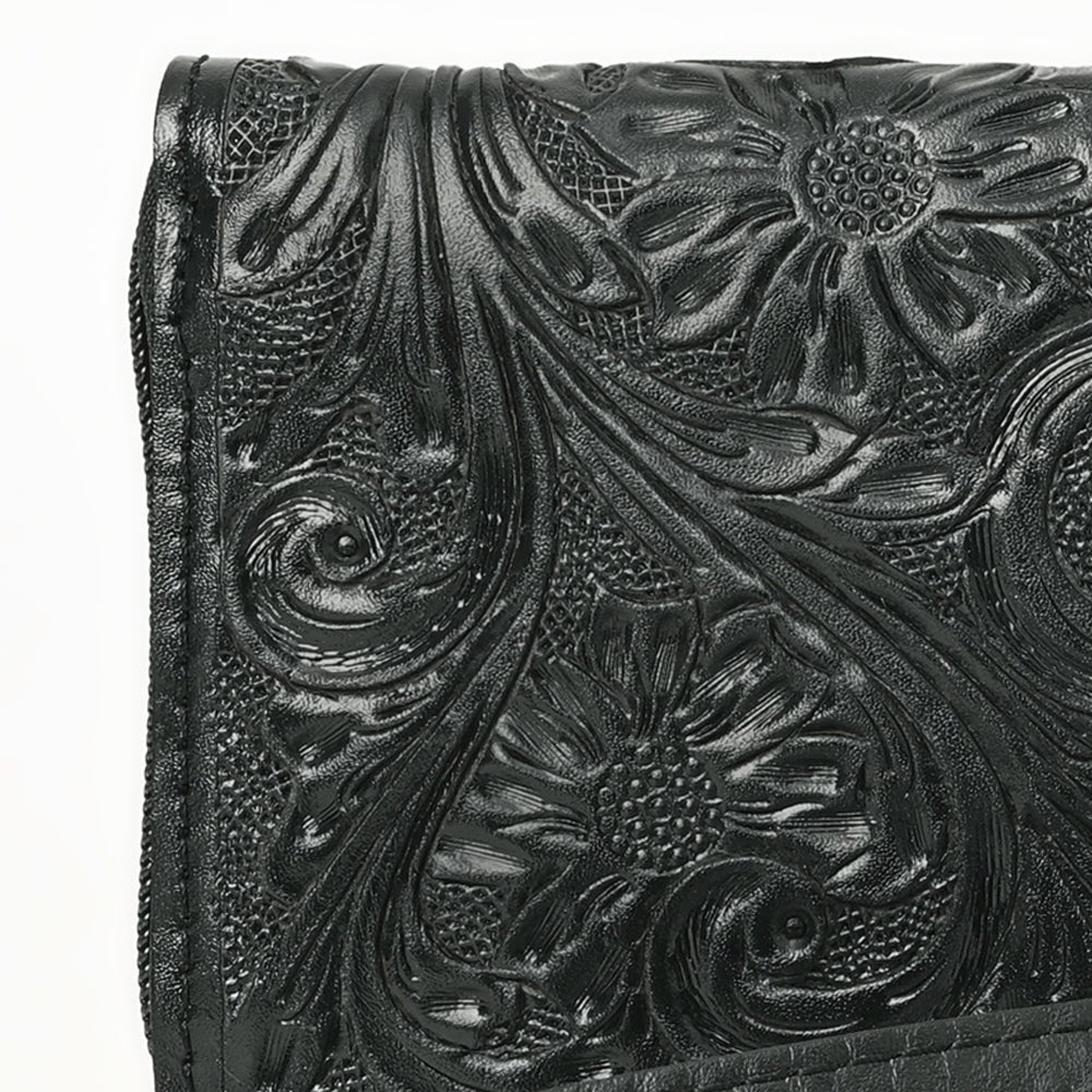American Darling Clutch Hand Tooled Genuine Leather