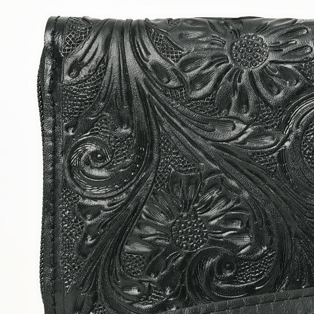 American Darling Clutch Hand Tooled Genuine Leather Western Women Bag Handbag Purse Tan | Purses for Cute