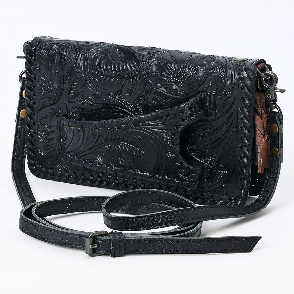 American Darling Clutch Hand Tooled Genuine Leather