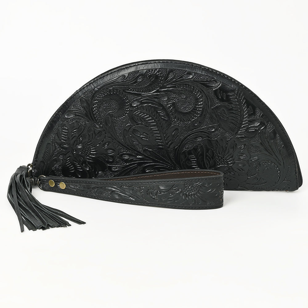 American Darling Clutch Hand Tooled Genuine Leather