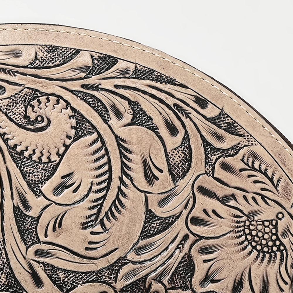 American Darling Clutch Hand Tooled Genuine Leather
