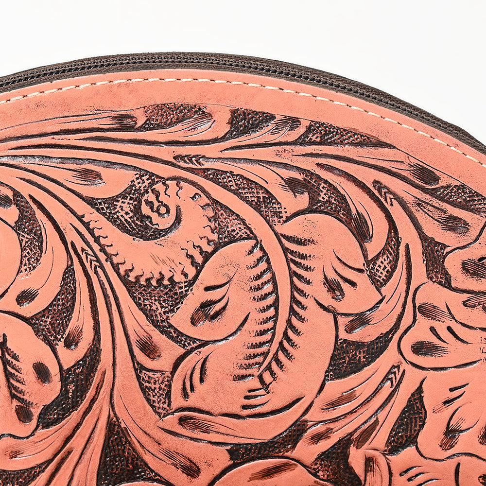 American Darling Clutch Hand Tooled Genuine Leather