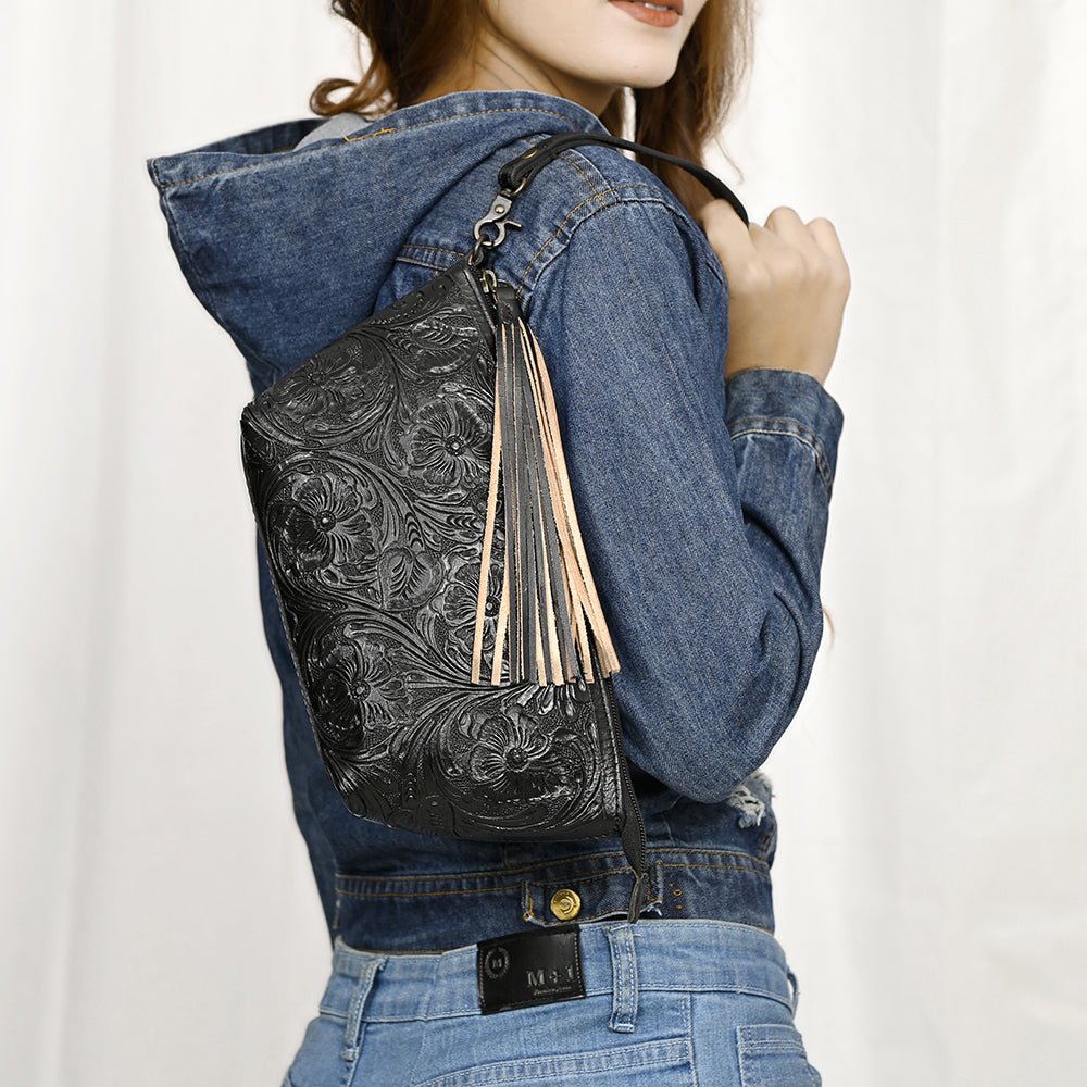 American Darling Hand Tooled Genuine Leather