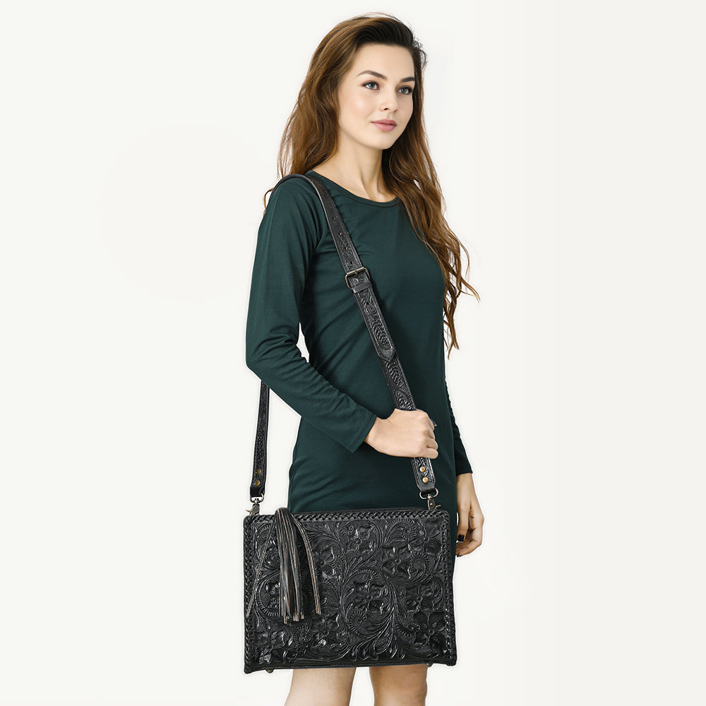 American Darling Hand Tooled Genuine Leather