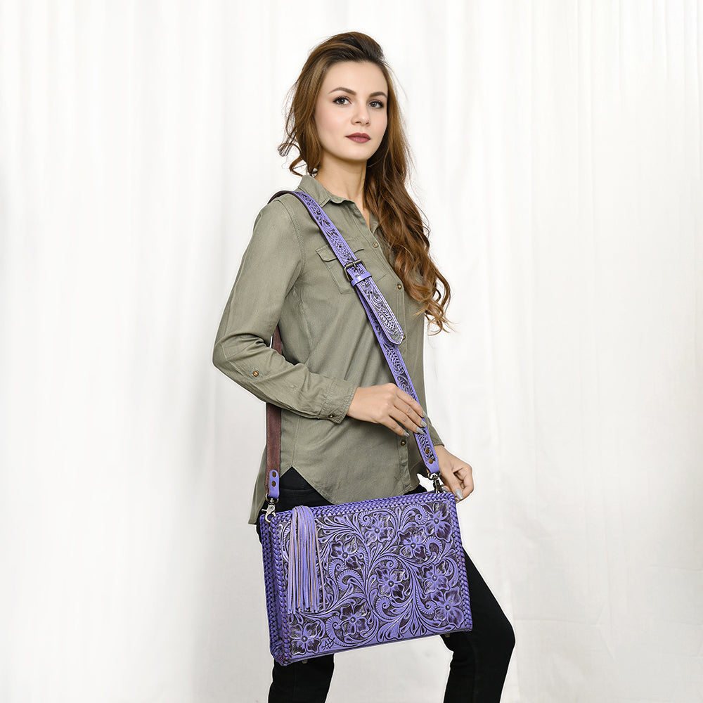 American Darling Hand Tooled Genuine Leather