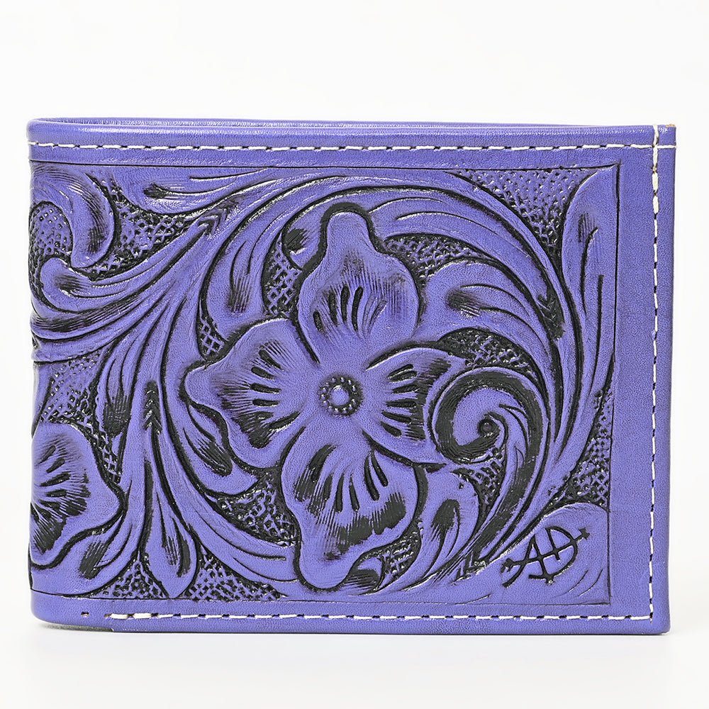 American Darling Wallet Hand Tooled Genuine Leather
