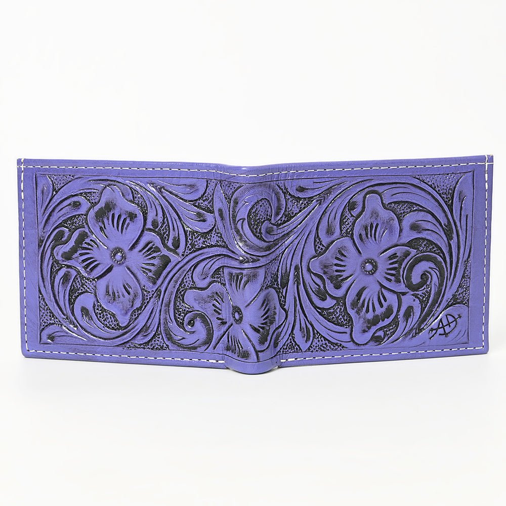 American Darling Wallet Hand Tooled Genuine Leather