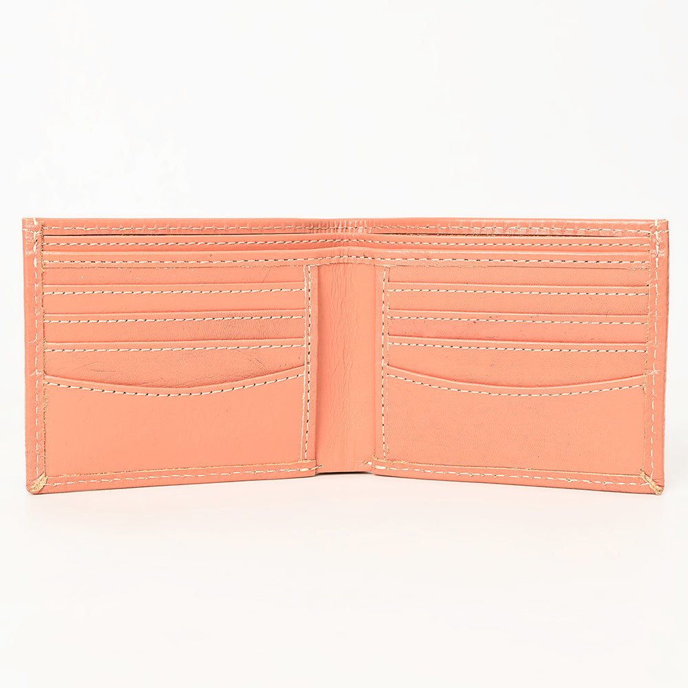American Darling Wallet Hand Tooled Genuine Leather