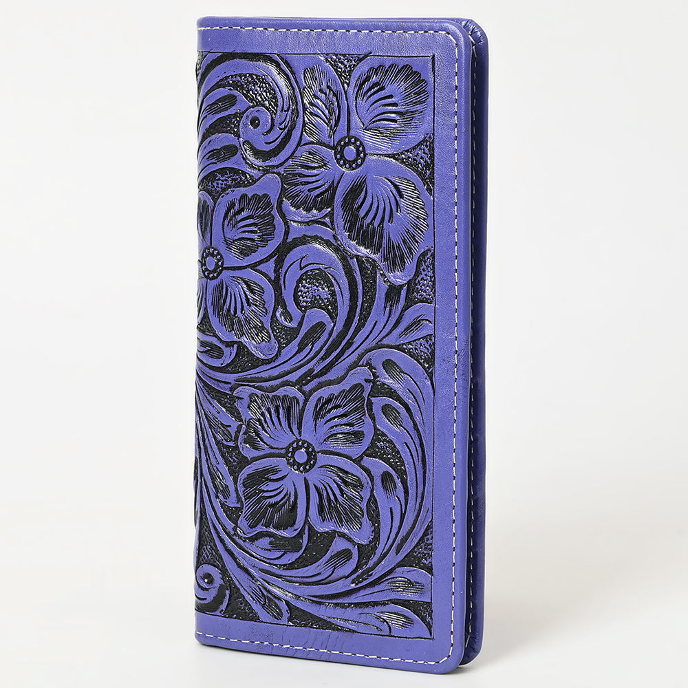 American Darling Wallet Hand Tooled Genuine Leather