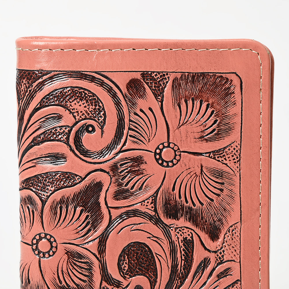 American Darling Wallet Hand Tooled Genuine Leather