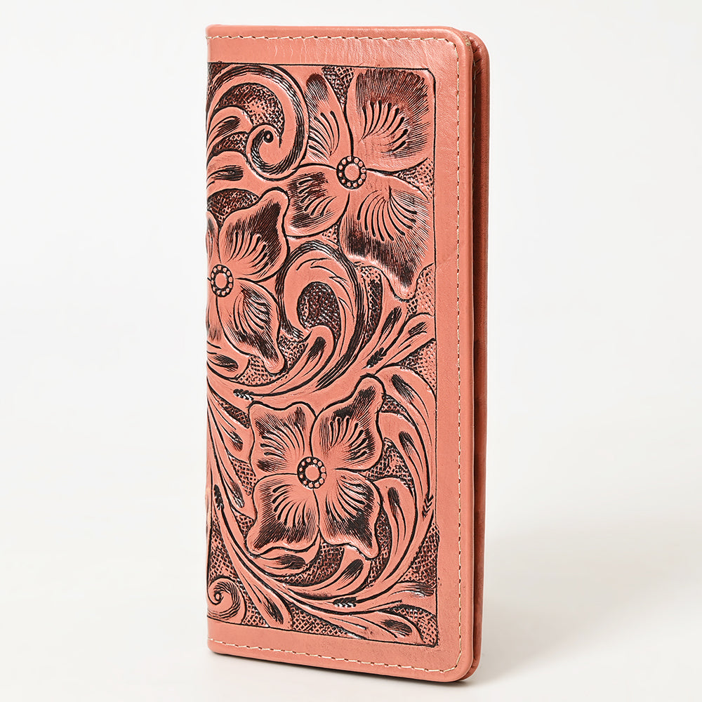 American Darling Wallet Hand Tooled Genuine Leather