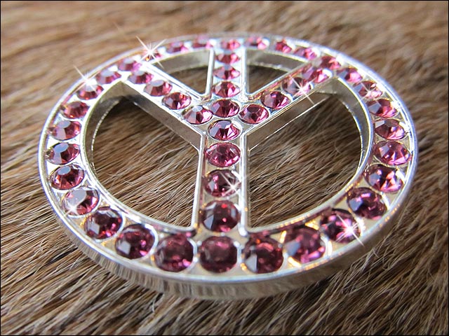 Western Screw Back Concho Bling Fuchsia Crystals Headstall Tack