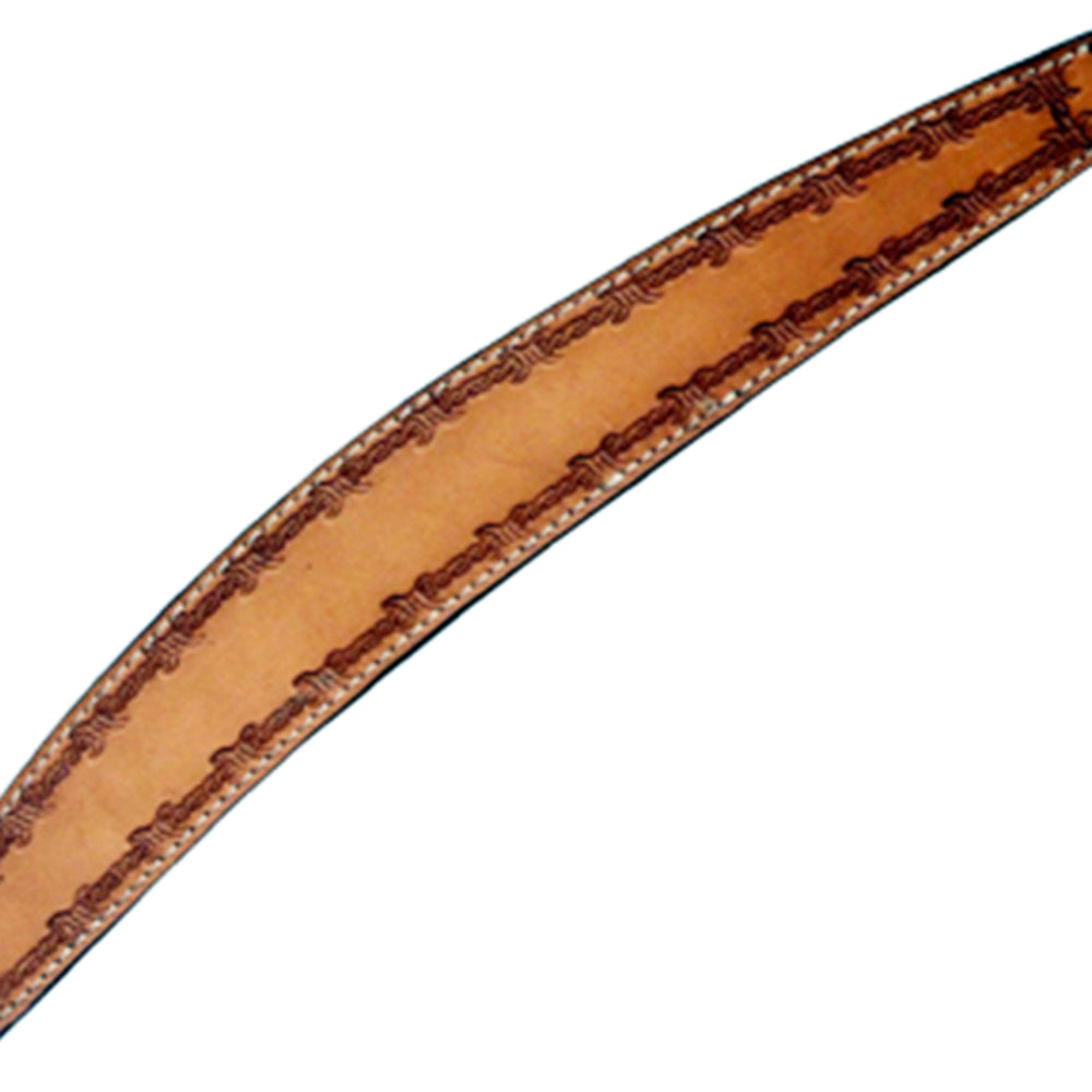 Bar H Equine Leather Horse Headstall Breast Collar & One Ear Headstall Tan