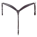 Bar H Equine Western Genuine Leather Horse Tack Set Dark Brown