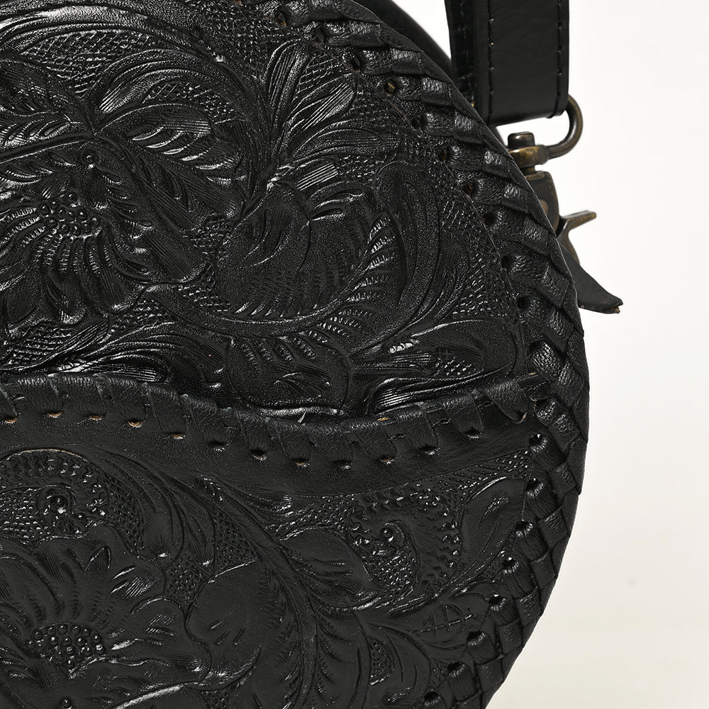 American Darling Canteen Hand Tooled Genuine Leather