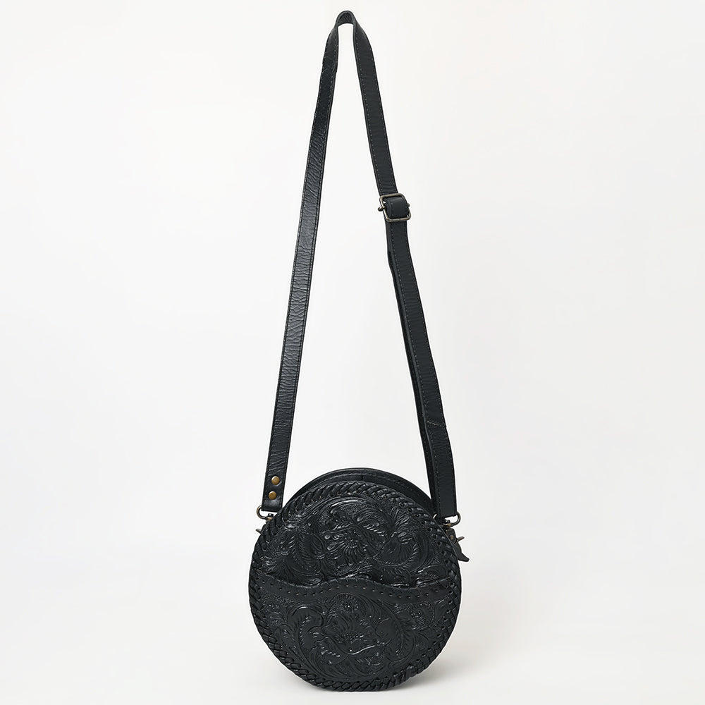 American Darling Canteen Hand Tooled Genuine Leather
